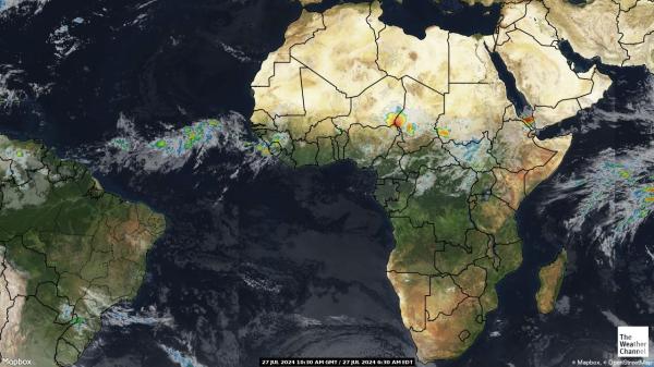 São Tomé and Príncipe Weather Satellite Map 