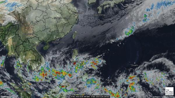 Taiwan Sää satelliitti kartta 