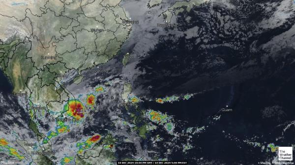 Taiwan Sää satelliitti kartta 