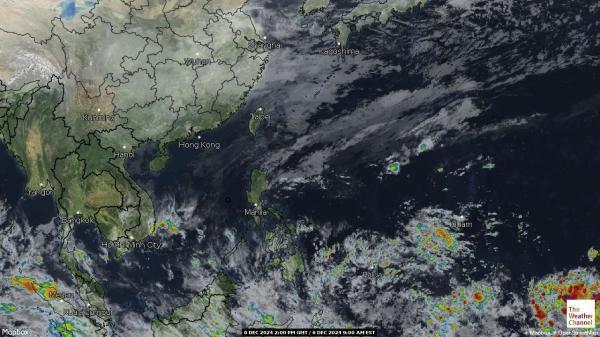 Taiwan Sää satelliitti kartta 