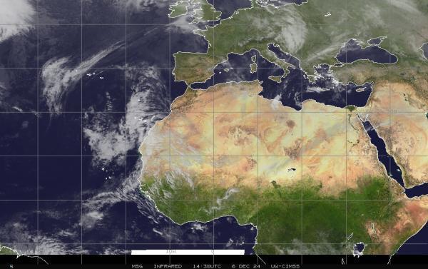 Yhdistyneet Arabiemiirikunnat Sää satelliitti kartta 