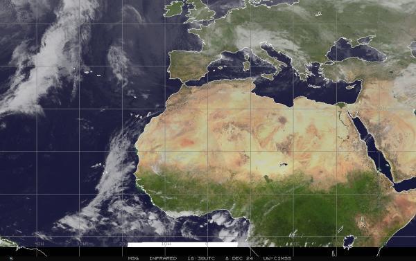 Yhdistyneet Arabiemiirikunnat Sää satelliitti kartta 