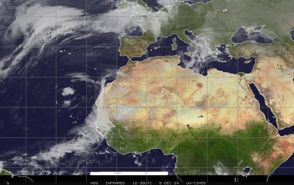 Yhdistyneet Arabiemiirikunnat Sää satelliitti kartta 