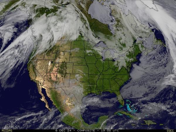 USA Alabama Sää satelliitti kartta 