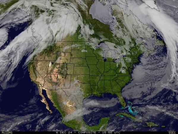 USA Alabama Sää satelliitti kartta 