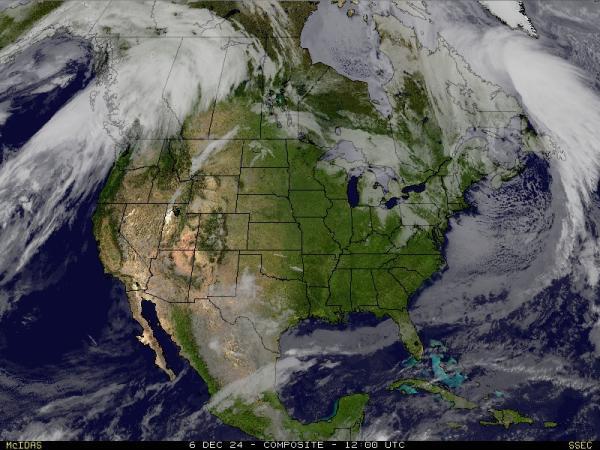 USA Alabama Sää satelliitti kartta 