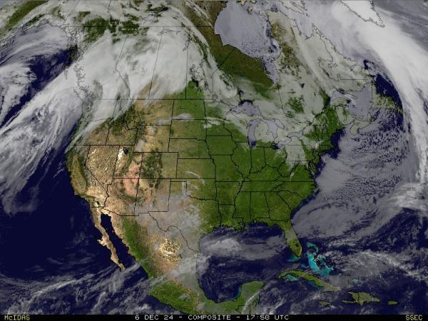 USA Alabama Sää satelliitti kartta 