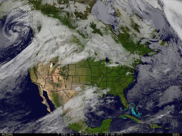 USA Alabama Sää satelliitti kartta 