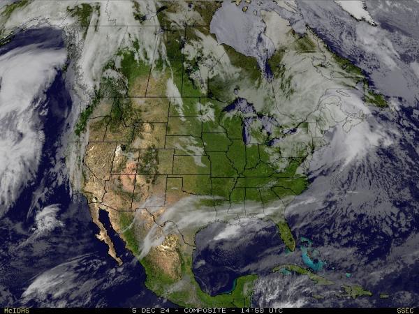 USA Alabama Sää satelliitti kartta 