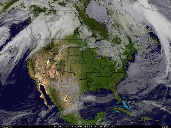 USA Alabama Sää satelliitti kartta 