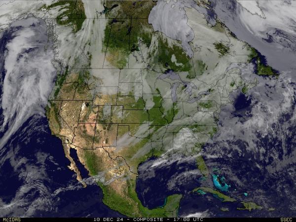 USA Alabama Sää satelliitti kartta 