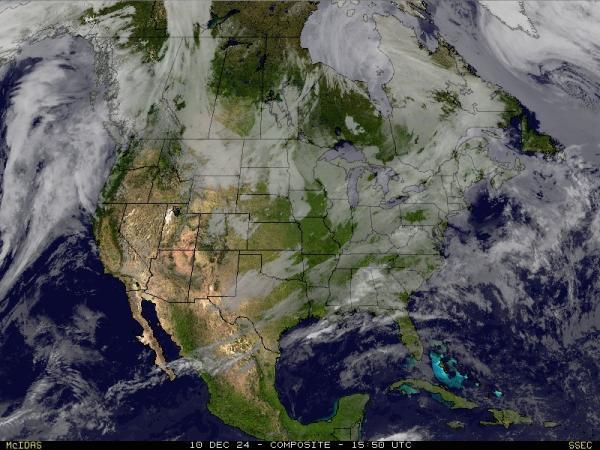 USA Alabama Sää satelliitti kartta 