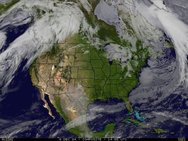 USA Alabama Sää satelliitti kartta 