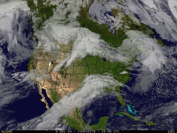 USA Alabama Sää satelliitti kartta 