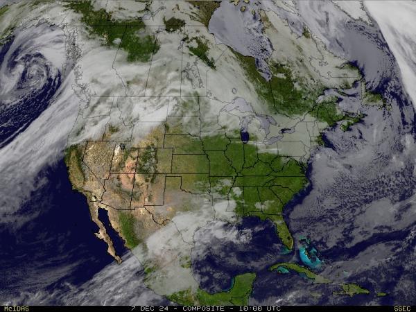 USA Alabama Sää satelliitti kartta 