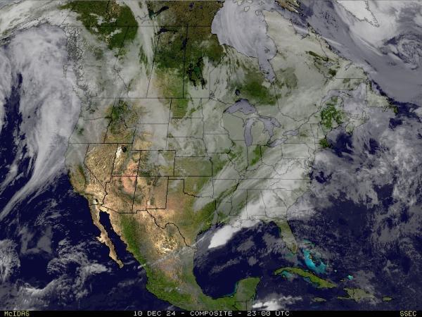 USA Alaska Sää satelliitti kartta 