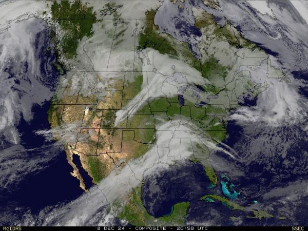 USA Alaska Sää satelliitti kartta 