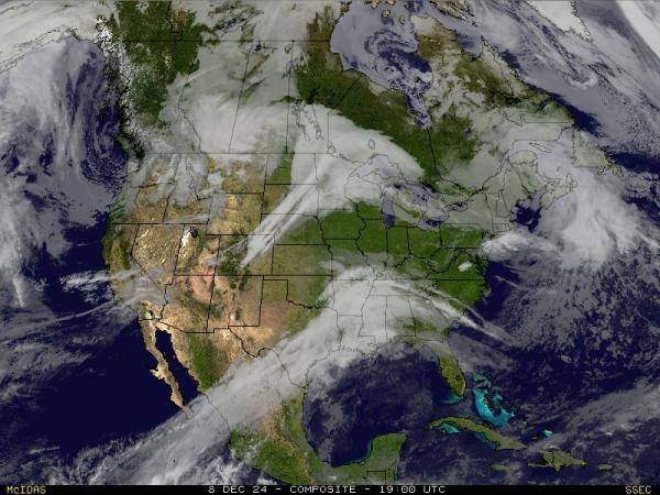 USA Alaska Sää satelliitti kartta 