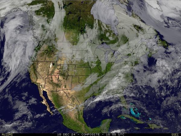 USA Alaska Sää satelliitti kartta 