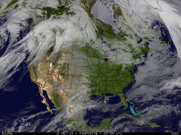 USA Alaska Sää satelliitti kartta 