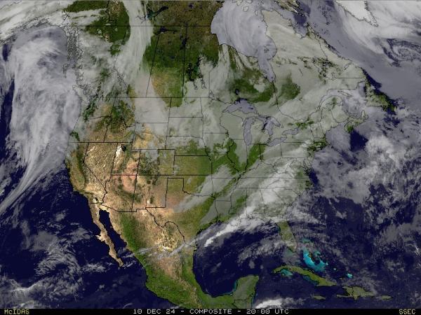 USA Arizona Sää satelliitti kartta 