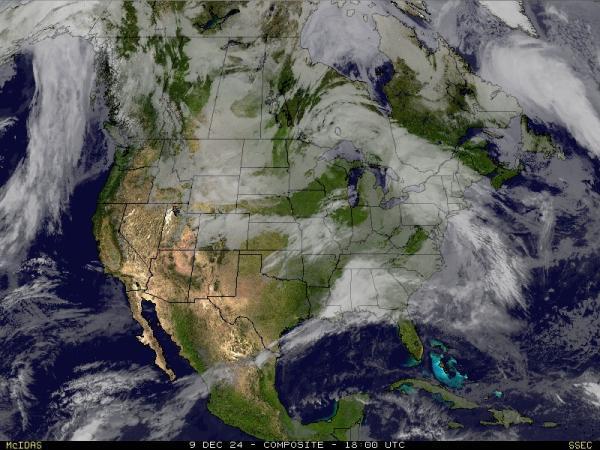 USA Arizona Sää satelliitti kartta 