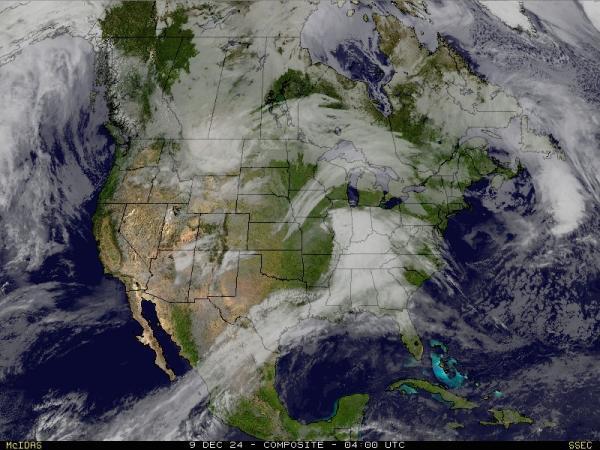 USA Arizona Sää satelliitti kartta 