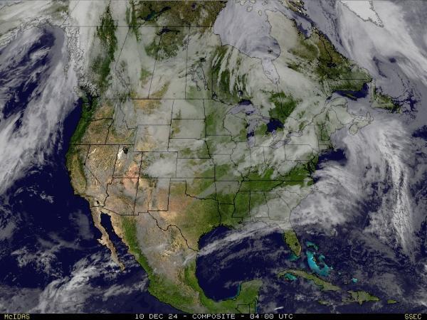 USA Arkansas Sää satelliitti kartta 