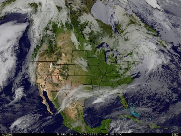 USA Colorado Sää satelliitti kartta 