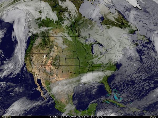 USA Connecticut Sää satelliitti kartta 