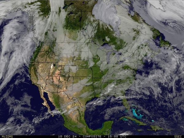 USA Indiana Sää satelliitti kartta 