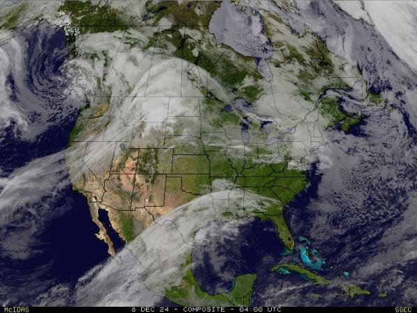 USA Iowa Sää satelliitti kartta 