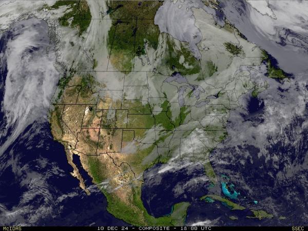 USA Kentucky Sää satelliitti kartta 