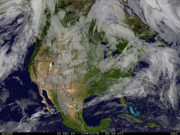 USA Kentucky Sää satelliitti kartta 