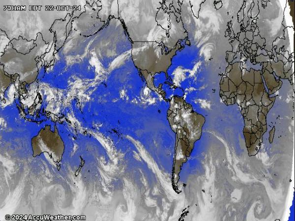 World Weather Satellite Map 