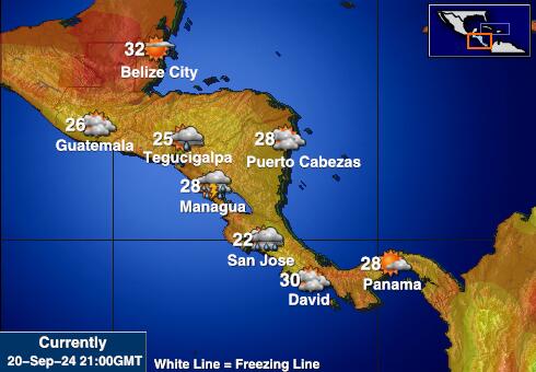 météo amérique centrale - météo aux états unis